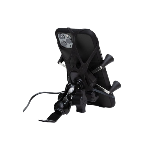 📱🏍️ Soporte de Celular Araña con Cargador USB - Imagen 2
