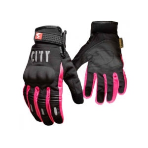 Ciudad - Guantes para Moto MADBIKE CITY Rosados 🧤