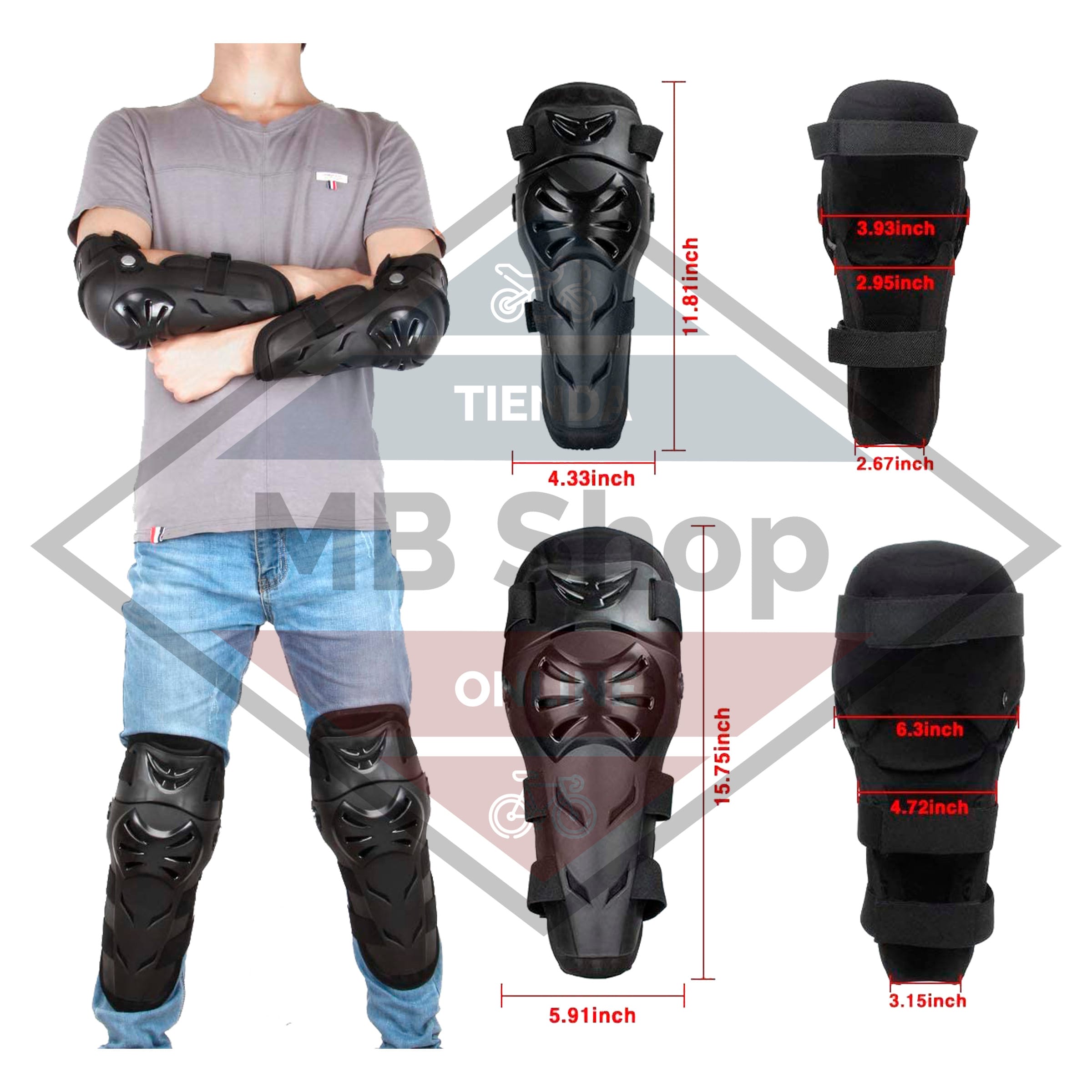 Protecciones Articuladas con coderas 🏍️🔥 - Imagen 3