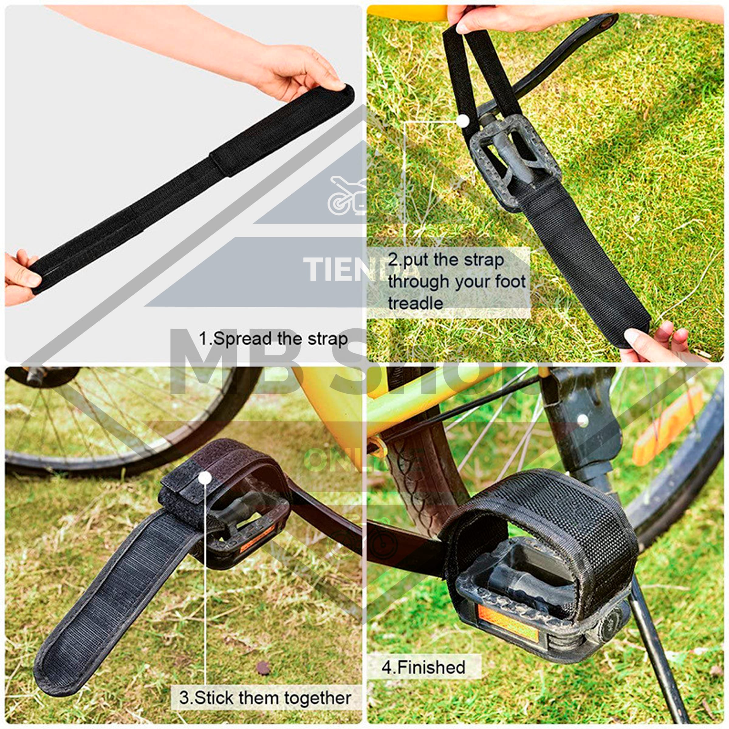 Straps pedales Bicicleta - Imagen 3